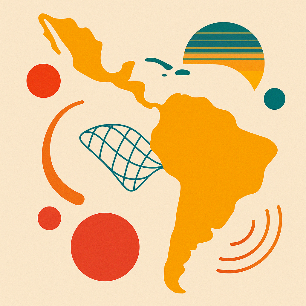 Mapa da América Latina